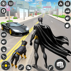 Icona Bat Superhero Man Hero Games
