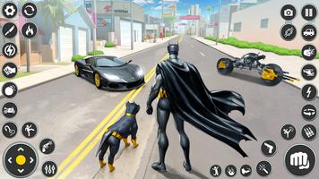 Bat Superhero Man Hero Games plakat