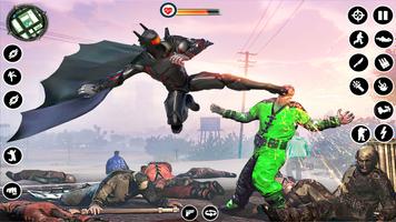 Bat Superhero Man Hero Games screenshot 2