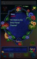 GO SMS PRO THEME VELOUR FLORAL screenshot 2