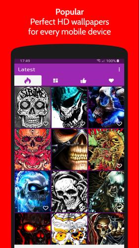 Descarga de APK de Cool Skull Wallpaper & Free HD-4K Backgrounds para  Android