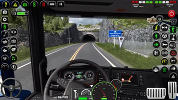 Simulateur camion professionne Affiche