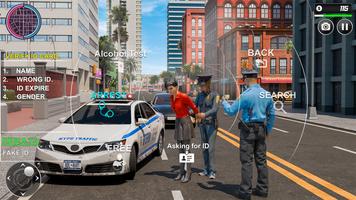 Patrol Cop Simulator Games 3D captura de pantalla 1