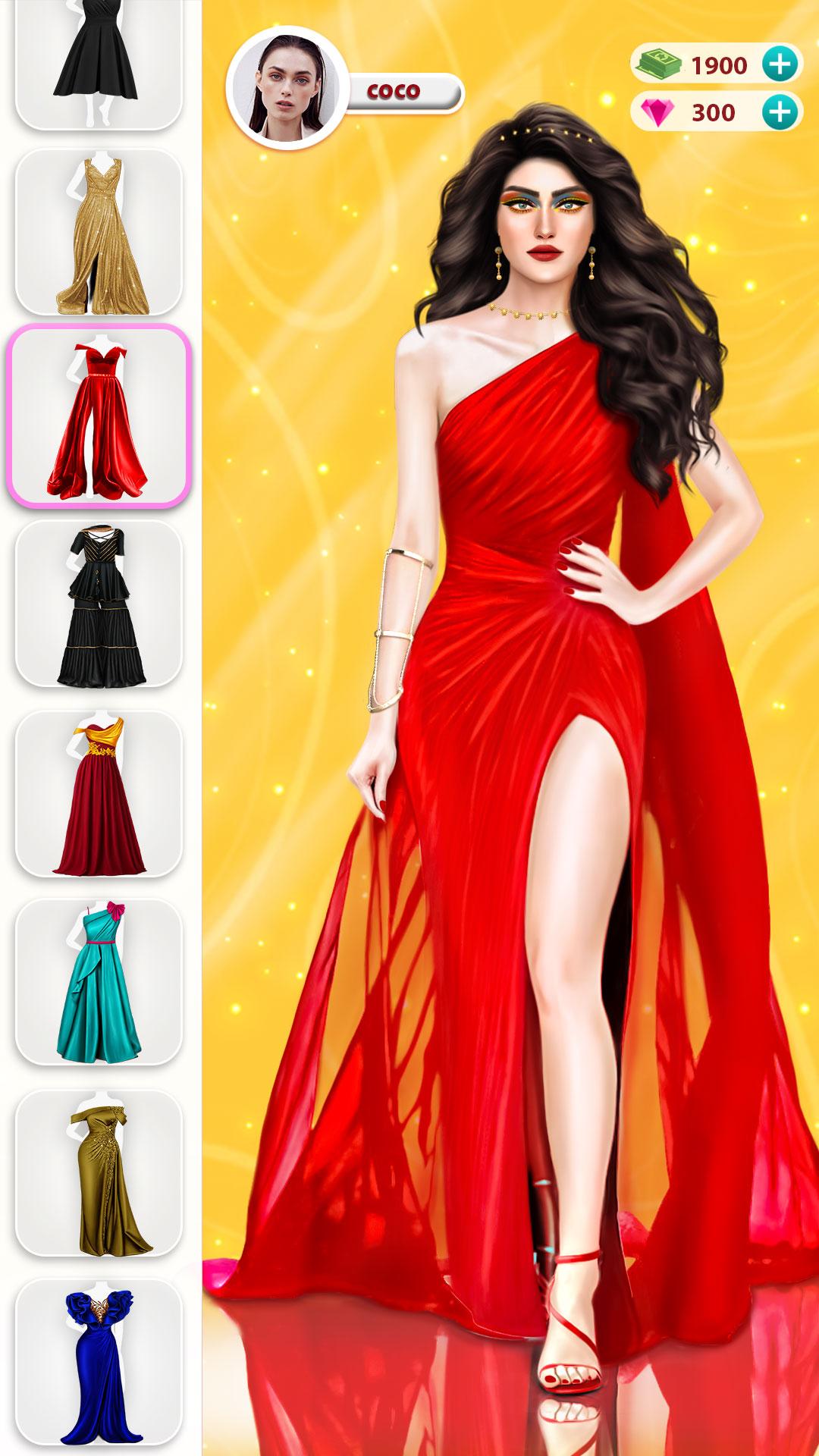 Tapete Vermelho Jogo De Vestir Bonecas::Appstore for Android