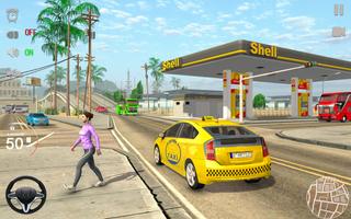 City Car Driving Taxi Games screenshot 3