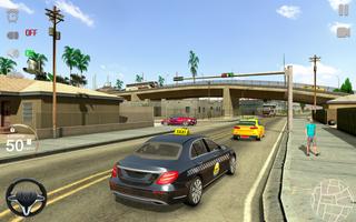 City Car Driving Taxi Games screenshot 2