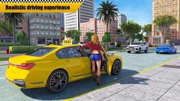 Stadtauto fahren Taxi Spiele Screenshot 2