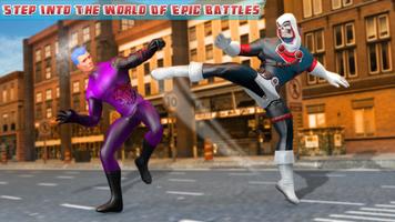 Superhero Ninja Fight Karate Affiche