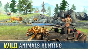 Tierjagd-Simulationsspiel Plakat
