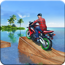 courses Moto bicyclette cascade APK