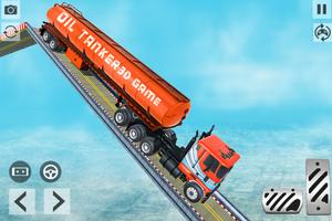 Oil Tanker Truck Stunts Games پوسٹر
