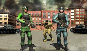 US Army Gun Battle War Combat captura de pantalla 1