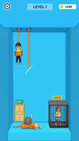 Rescue Boy Rope Cutting Game скриншот 1