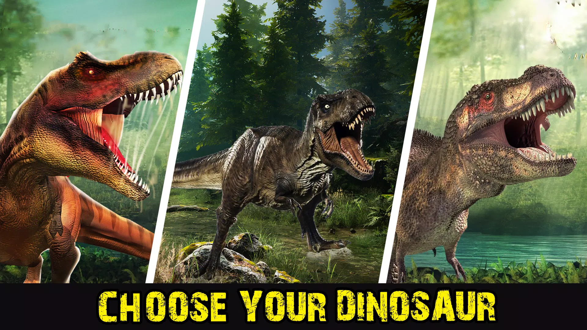 TOP 3 SIMULADOR DE DINOSSAURO PARA ANDROID #gamescomgraficos #gamesand