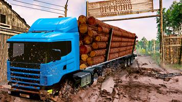 Indian Truck Offroad Cargo Delivery: Offline Games poster