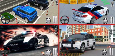 警車遊戲： 停車遊戲