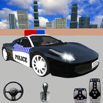 police voiture Jeux de parking icon