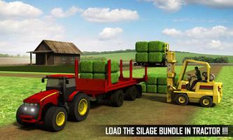 Silage Transporter Tractor الملصق