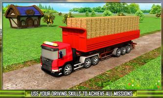Farm Truck Silage Transporter Affiche