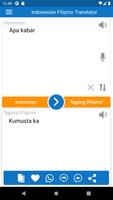Indonesian Filipino Free Translator imagem de tela 1