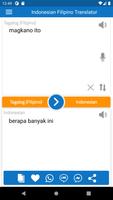 Indonesian Filipino Free Translator capture d'écran 3