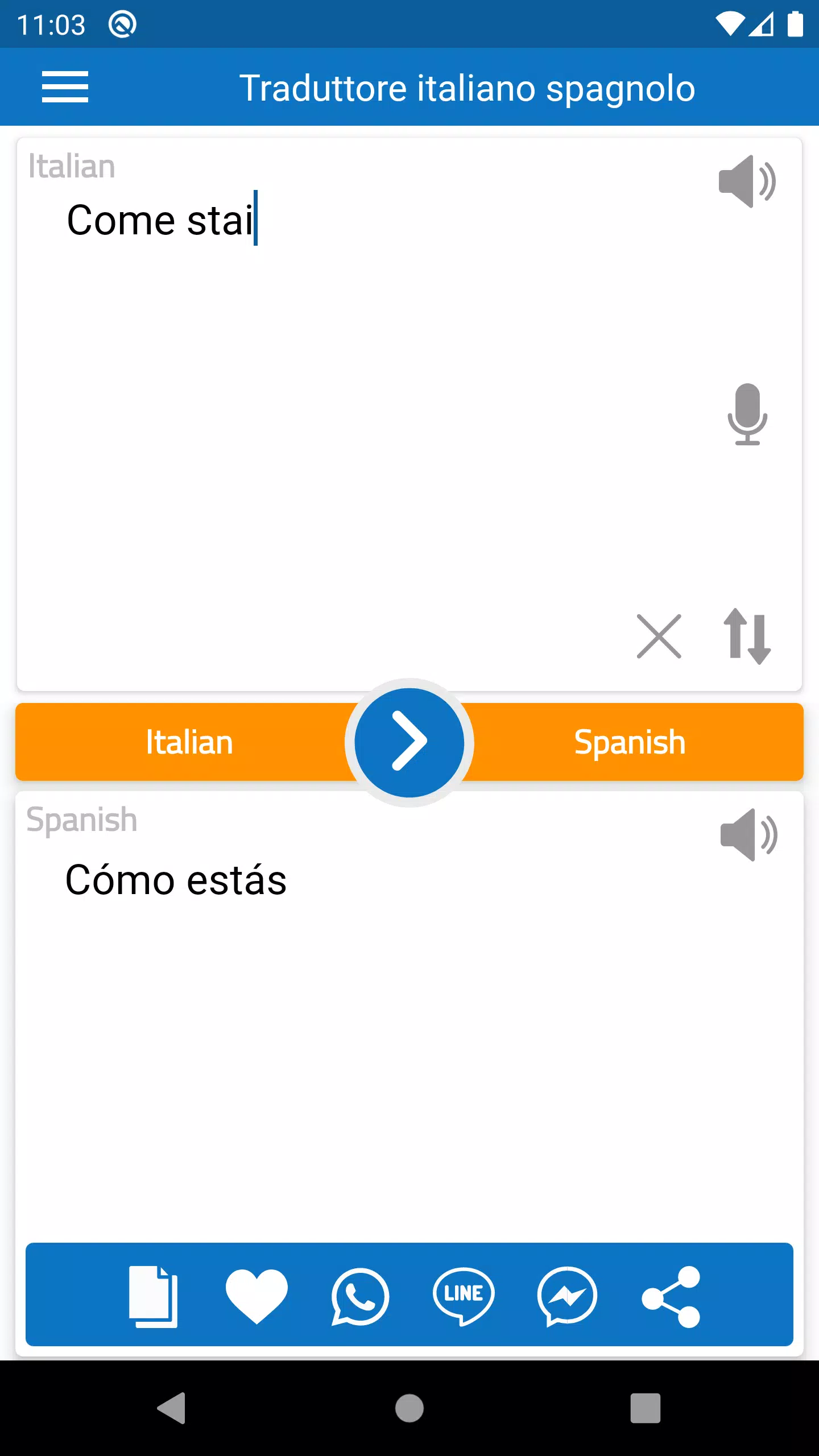Descarga de APK de Traductor español italiano gratis para Android