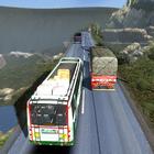 autobús conduciendo simulador icono