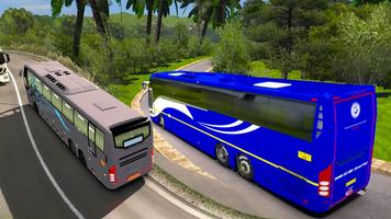 autobús conduciendo simulador Poster
