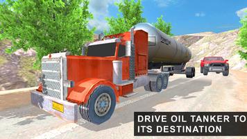 Oil Tanker Transport Offroad Truck Driver تصوير الشاشة 3