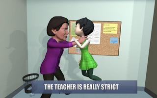 Horror Scary Teacher 3D - High School Evil Teacher تصوير الشاشة 1