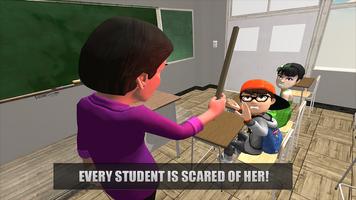 Horror Scary Teacher 3D - High School Evil Teacher تصوير الشاشة 3