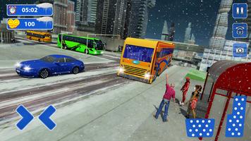 City Bus Coach Simulator Game Affiche