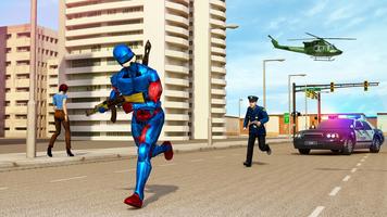 برنامه‌نما Spider Stickman hero: Gangster of Real crime city عکس از صفحه