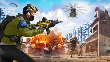 FPS Commando Shooting Games 3D Plakat