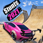 瘋狂的斜坡：新車特技賽車新車遊戲2021 圖標