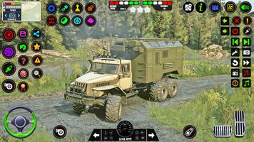 US Army Cargo Truck gry 3d plakat