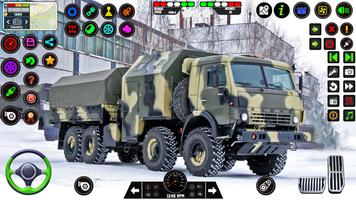 Offroad Army Truck Games 3d captura de pantalla 1
