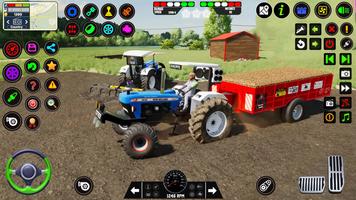 真正的拖拉机驾驶游戏 3d: 现代农用拖拉机游戏 截图 1