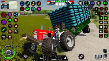 真正的拖拉机驾驶游戏 3d: 现代农用拖拉机游戏 截图 2