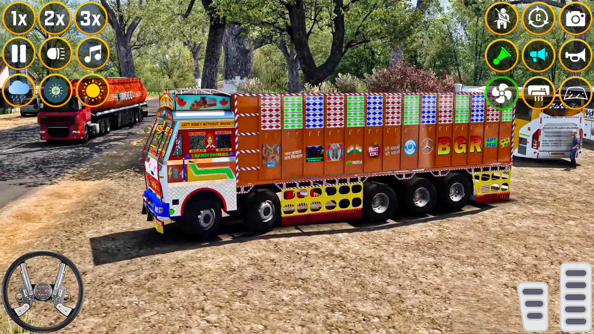 越野货运卡车游戏 3d: 印度卡车司机模拟器