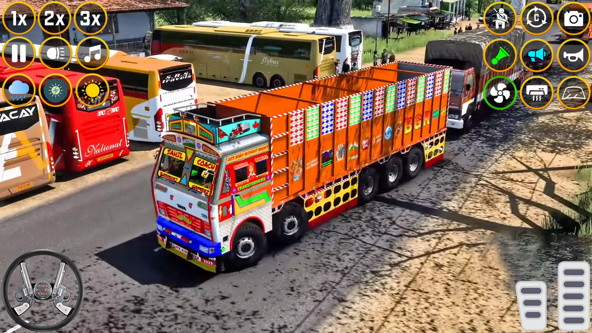 越野货运卡车游戏 3d: 印度卡车司机模拟器