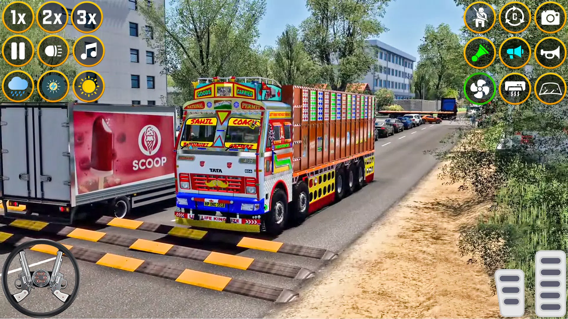 越野货运卡车游戏 3d: 印度卡车司机模拟器