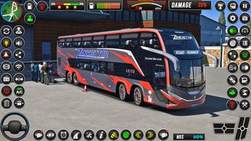US Coach Bus Simulator Game 3d poster