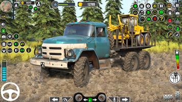 स्नो मड ट्रक ड्राइविंग गेम 3डी स्क्रीनशॉट 3