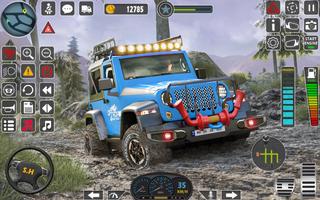 Offroad  jeep driving mud game captura de pantalla 2