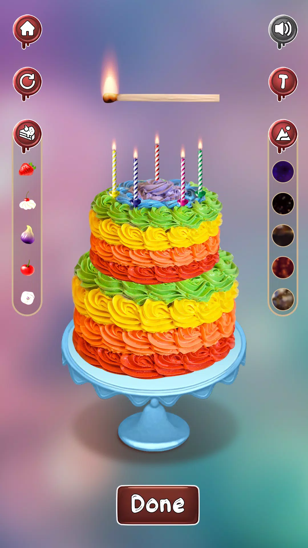 Candy Crush Saga Cake