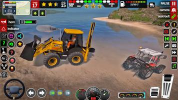 Sand Excavator JCB Truck 3D poster
