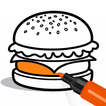Coloring Page ASMR Drawing آئیکن