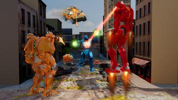 Flying Dino Robot Car Games Ekran Görüntüsü 1