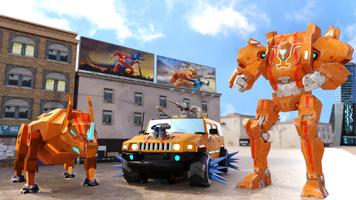 Flying Dino Robot Car Games Ekran Görüntüsü 2